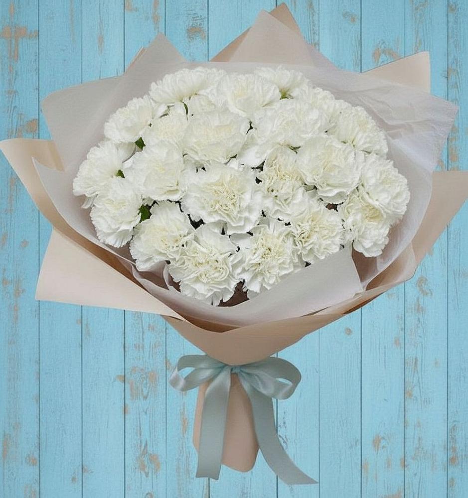 Букет цветов из: Гвоздики в Озёрный Смоленская область