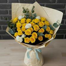 Букет цветов из:  Розы #REPLACE_PRED# Озёрный Смоленская область