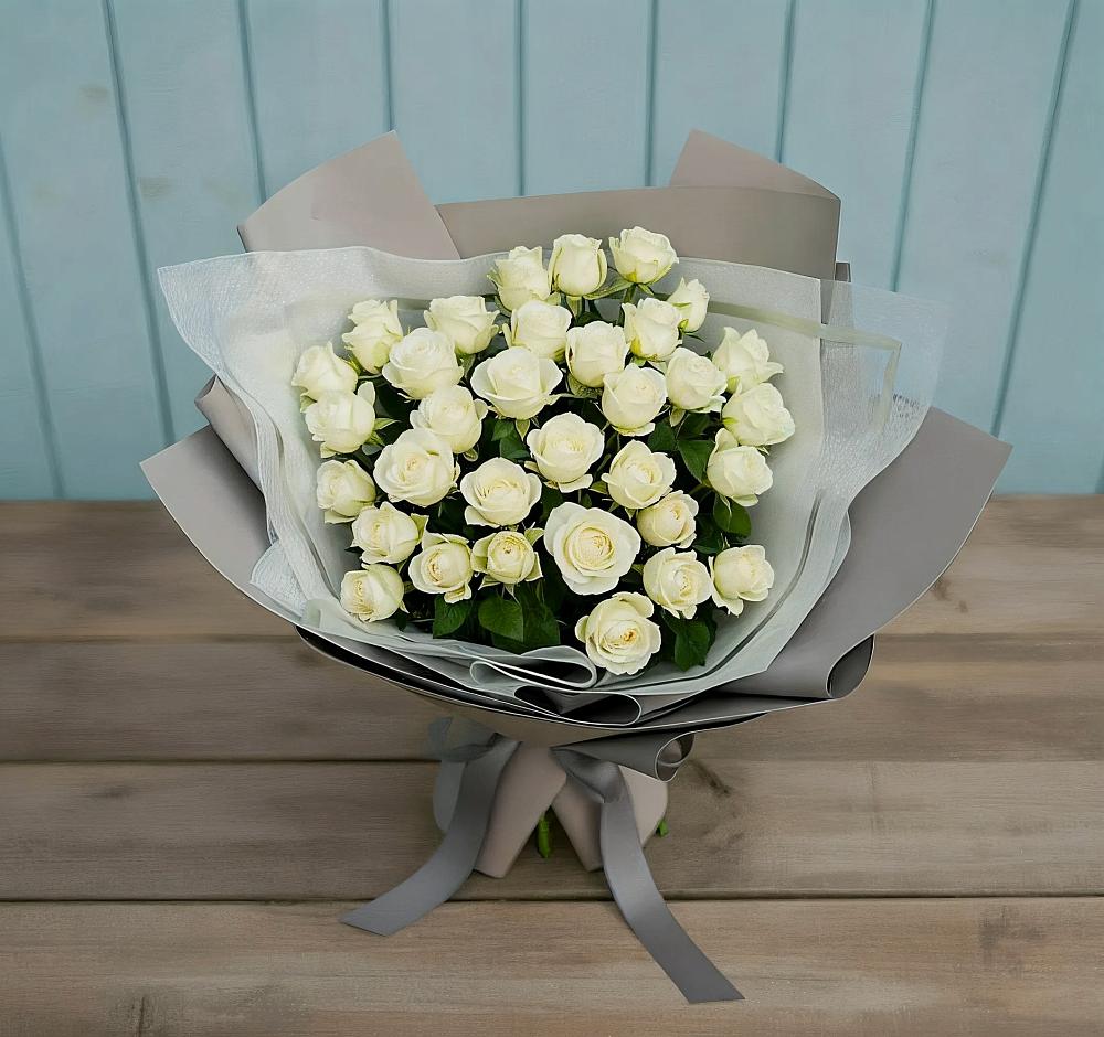 Букет Белоснежная нежность в Озёрный Смоленская область
