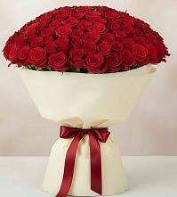 Букет 101 Красная роза Милано в Озёрный Смоленская область