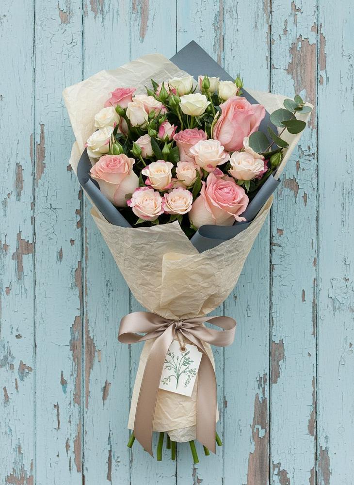 Букет цветов из: Розы в Озёрный Смоленская область