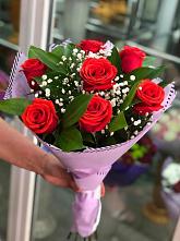 Букет цветов из:  Розы #REPLACE_PRED# Озёрный Смоленская область
