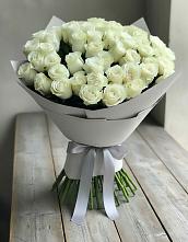 Букет 35 Белых роз в Озёрный Смоленская область