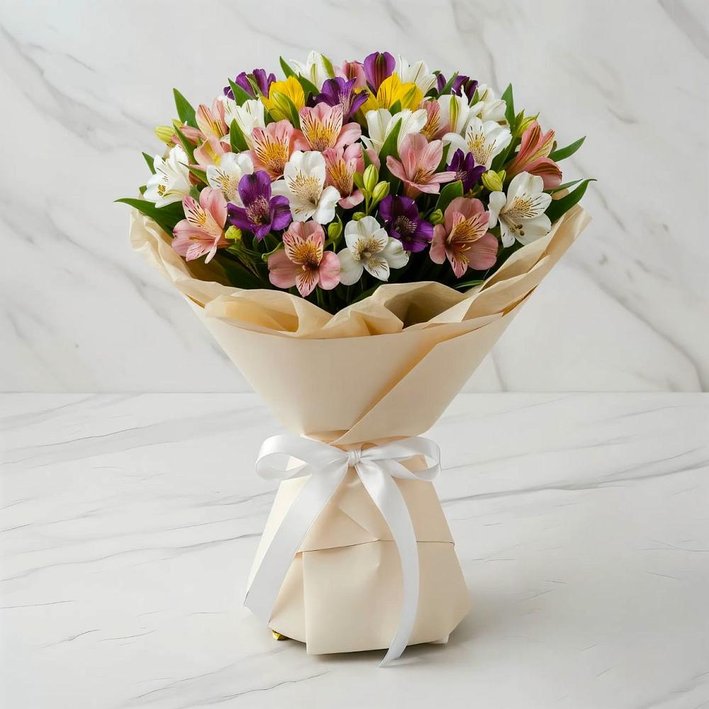 Букет цветов из: Альстромерии в Озёрный Смоленская область