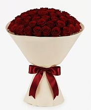 Букет 101 Бордовая роза Блэк Бакарра в Озёрный Смоленская область