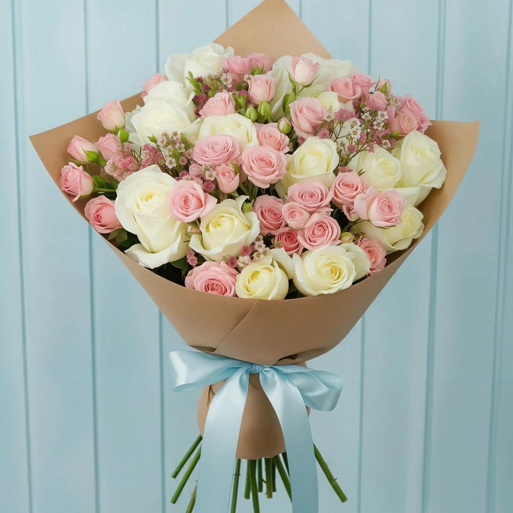 Букет цветов из: Розы в Озёрный Смоленская область