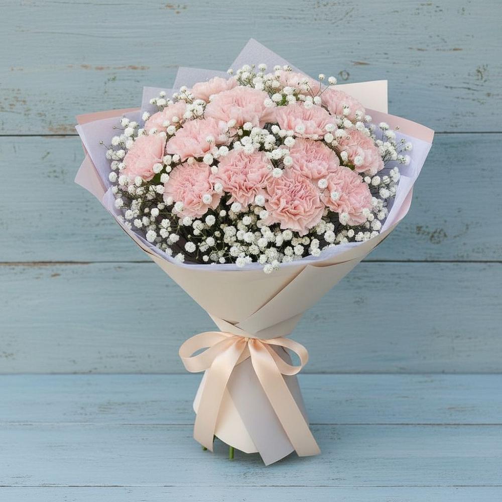 Букет цветов из: Гвоздики в Озёрный Смоленская область