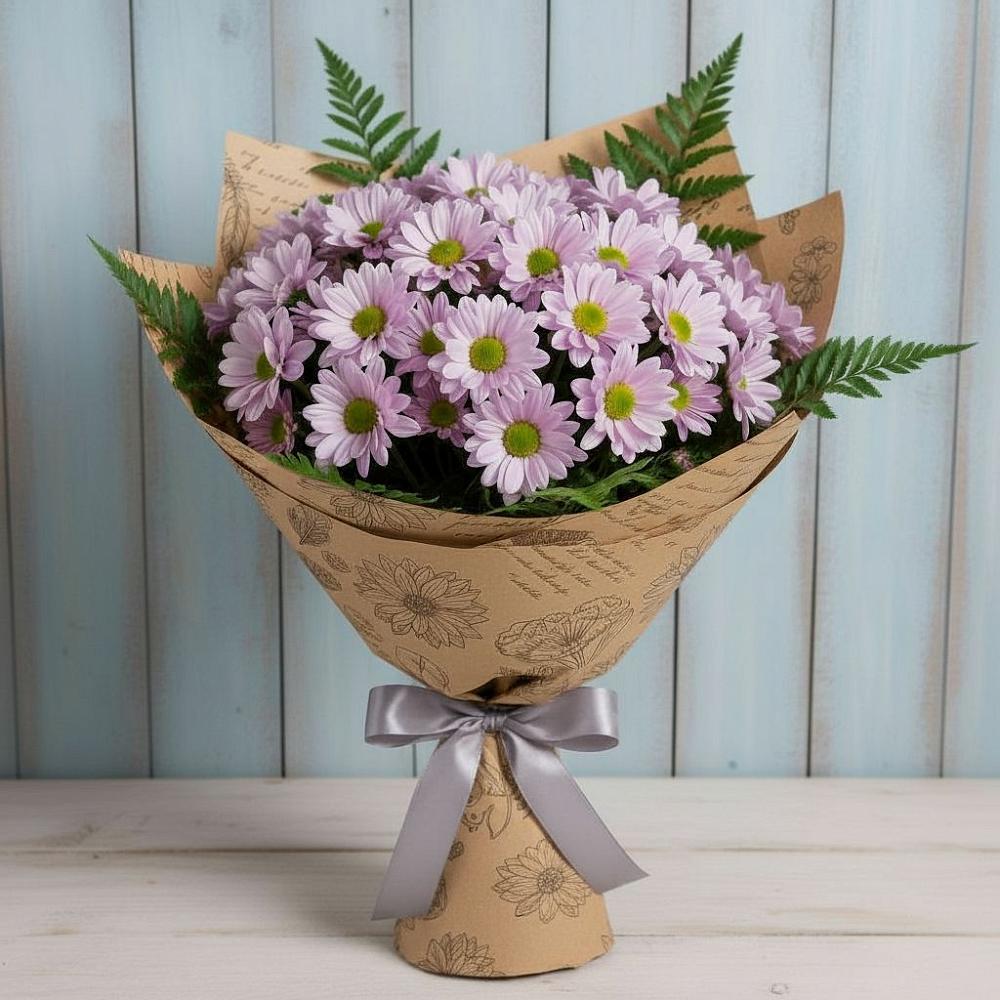 Букет цветов из: Хризантемы в Озёрный Смоленская область