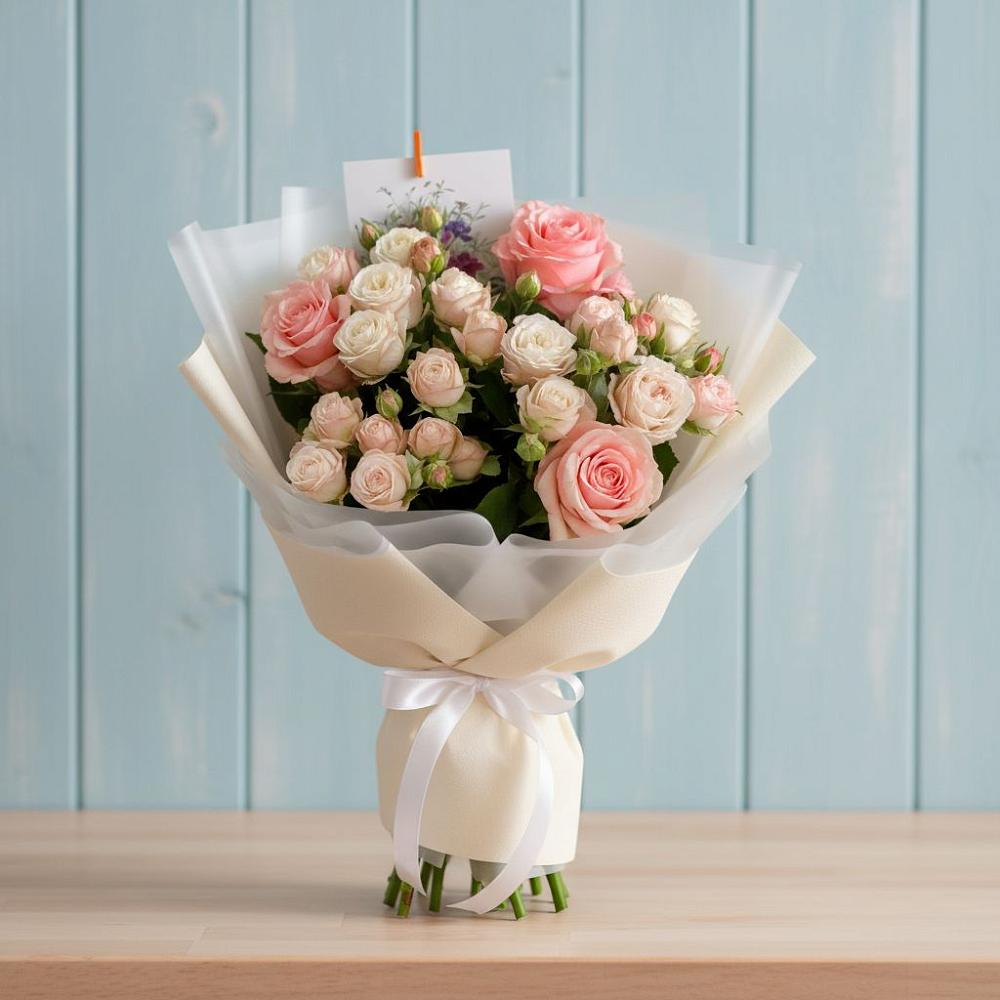 Букет цветов из: Розы в Озёрный Смоленская область