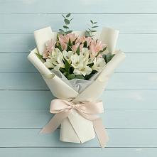 Букет цветов из:  Альстромерии #REPLACE_PRED# Озёрный Смоленская область