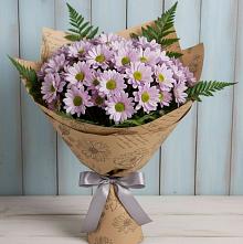 Букет цветов из:  Хризантемы #REPLACE_PRED# Озёрный Смоленская область