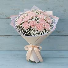 Букет цветов из:  Гвоздики в Озёрный Смоленская область