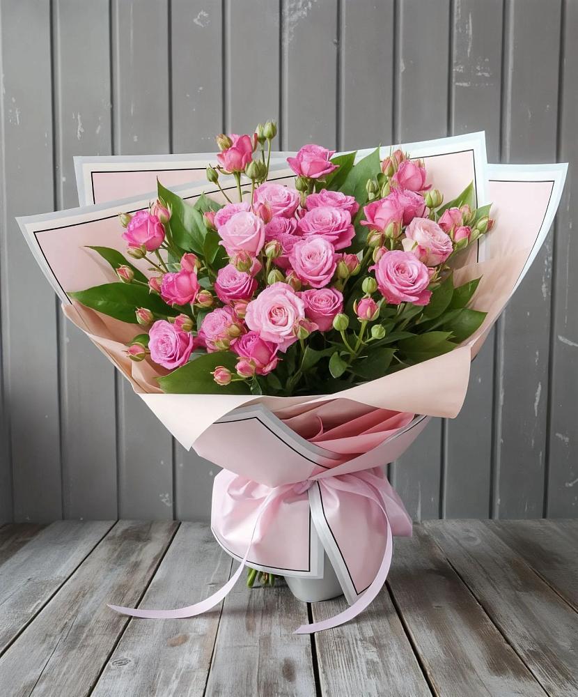 Букет Розовый кустик в Озёрный Смоленская область