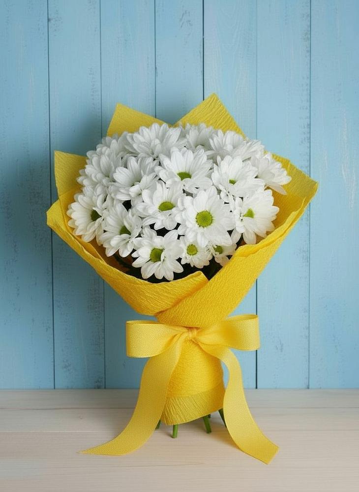 Букет цветов из: Хризантемы в Озёрный Смоленская область
