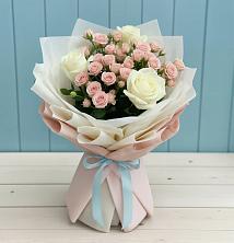 Букет цветов из:  Розы в Озёрный Смоленская область