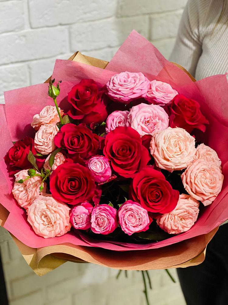 Букет цветов из: Розы в Озёрный Смоленская область