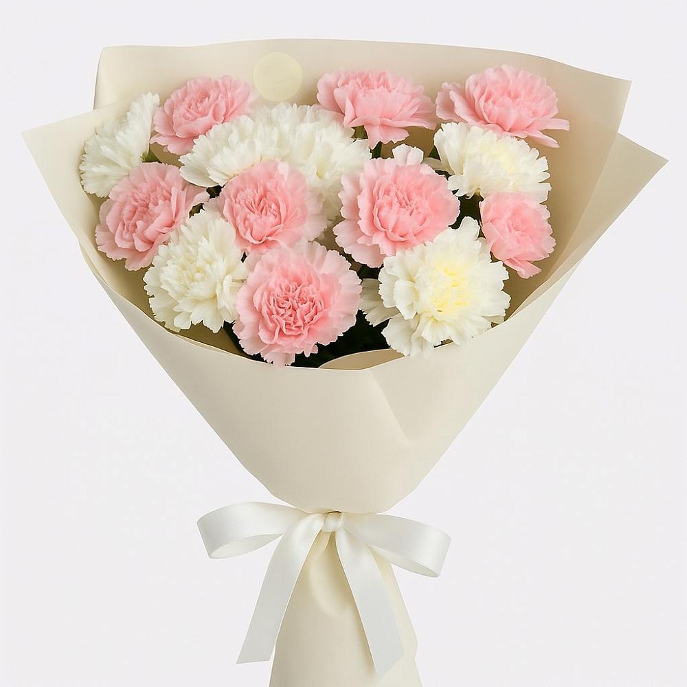 Букет цветов из: Гвоздики в Озёрный Смоленская область