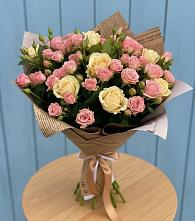 Букет цветов из:  Розы #REPLACE_PRED# Озёрный Смоленская область