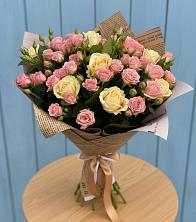 Букет цветов из:  Розы в Озёрный Смоленская область