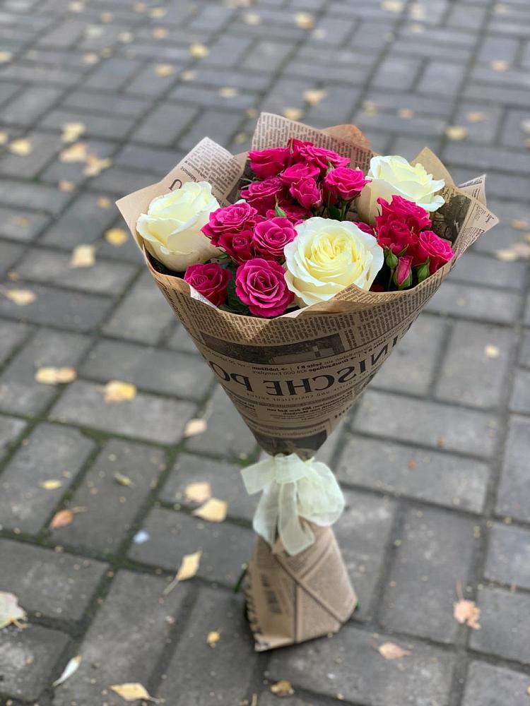 Букет цветов из: Розы в Озёрный Смоленская область